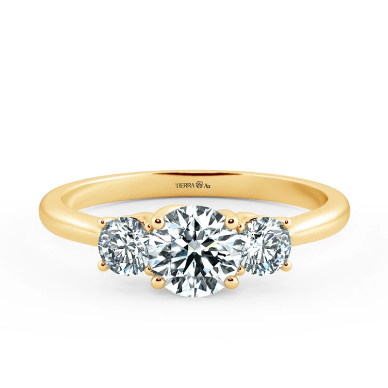 Threestone Classic Engagement Ring NCH3101 1